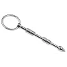 UrethralPlay Tige d'urètre en métal Clave 8.5cm - Diamètre 8mm